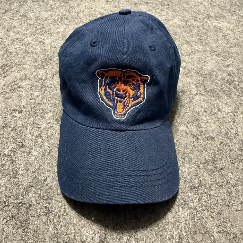 Vintage 80s Chicago Bears FexEx Hat Corporate Promo Strapback Made In Taiwan